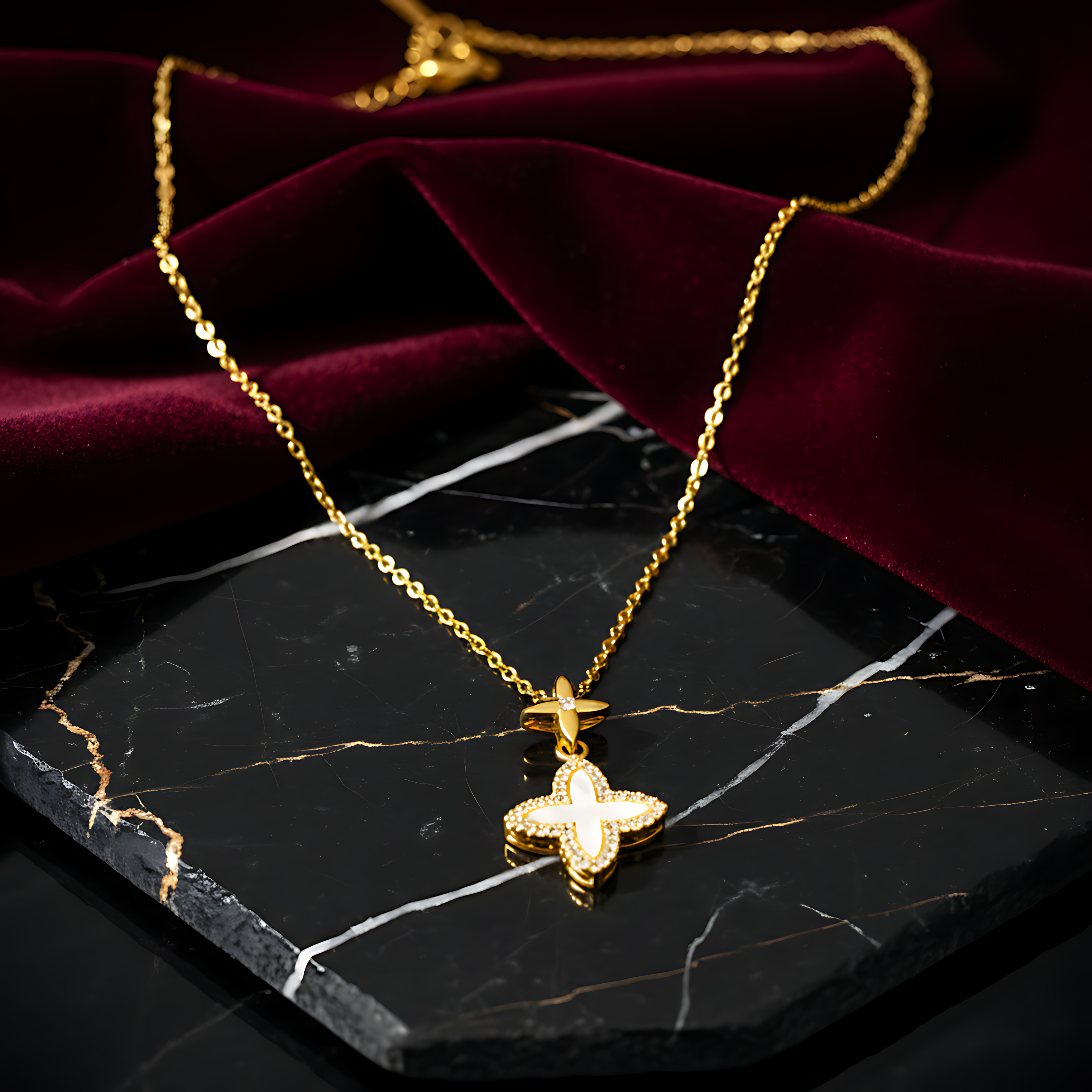 Clover Charm Necklace