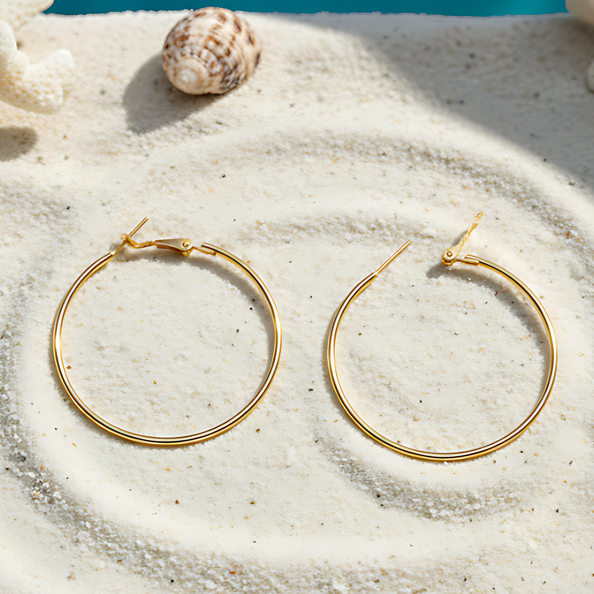Classic Gold Hoop Earrings