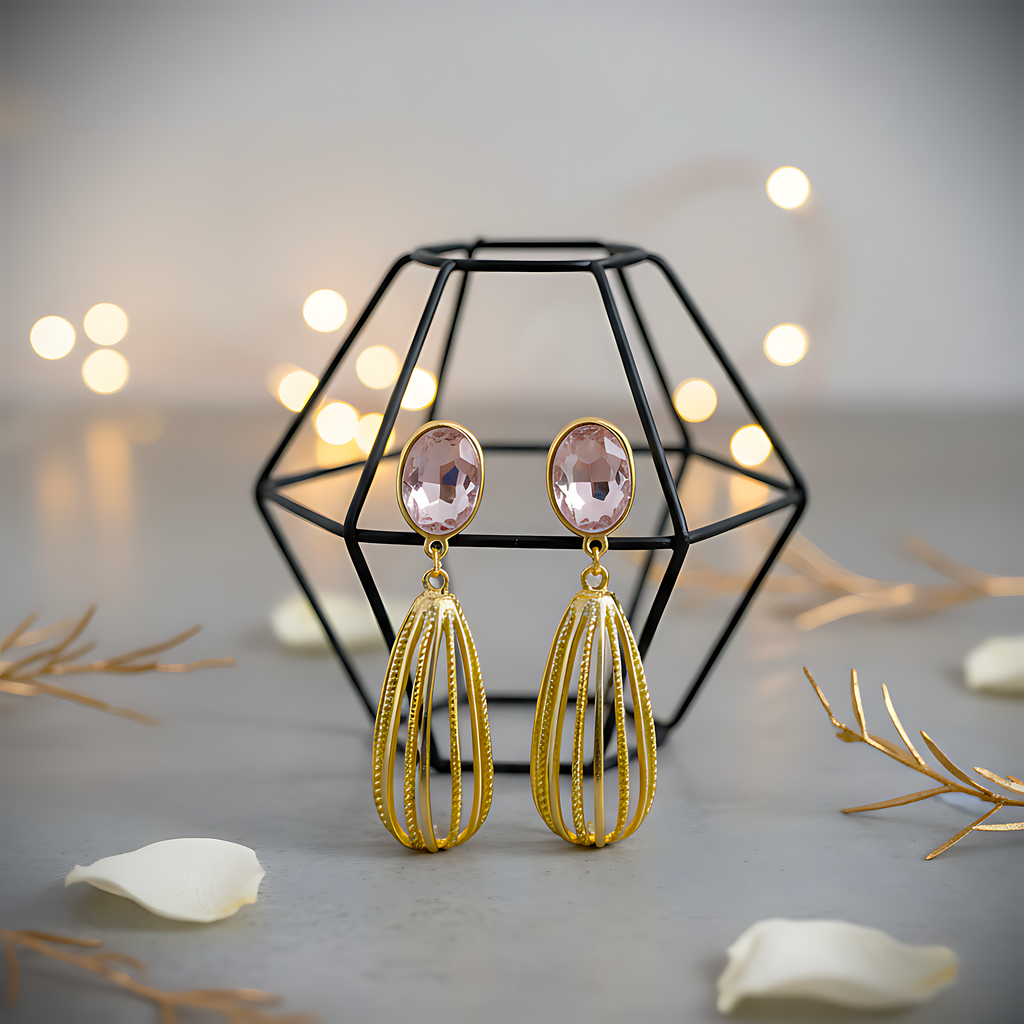 Stone Drop Earrings