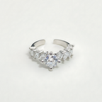 AD Stone Crown Ring