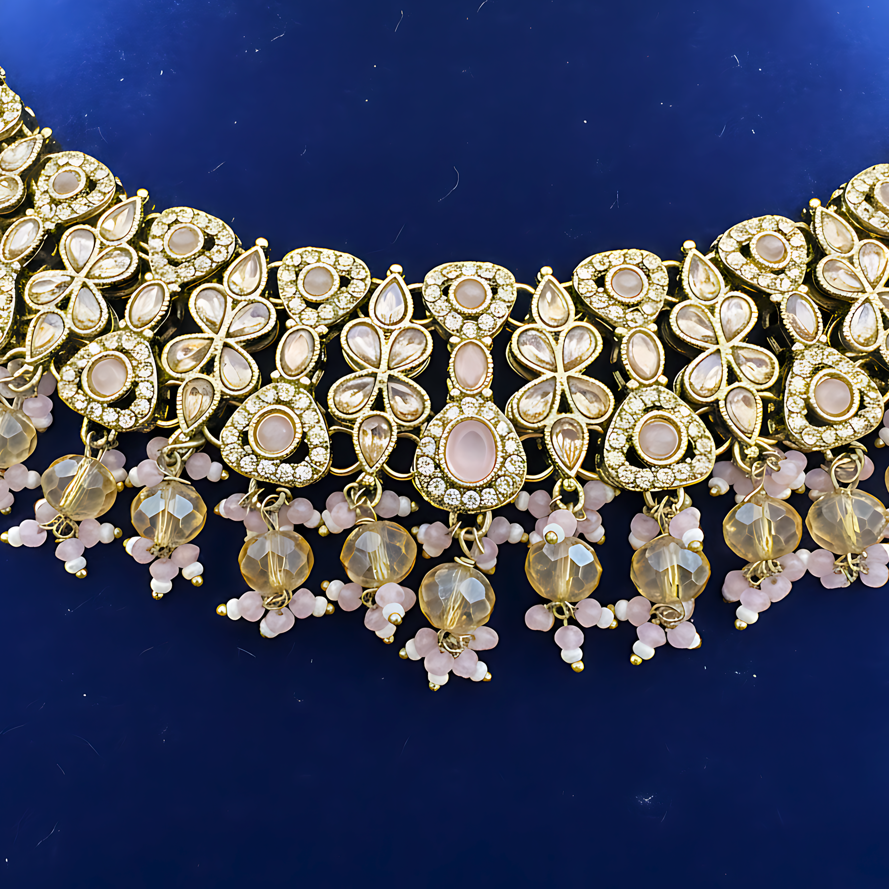 Floral Kundan Choker Set