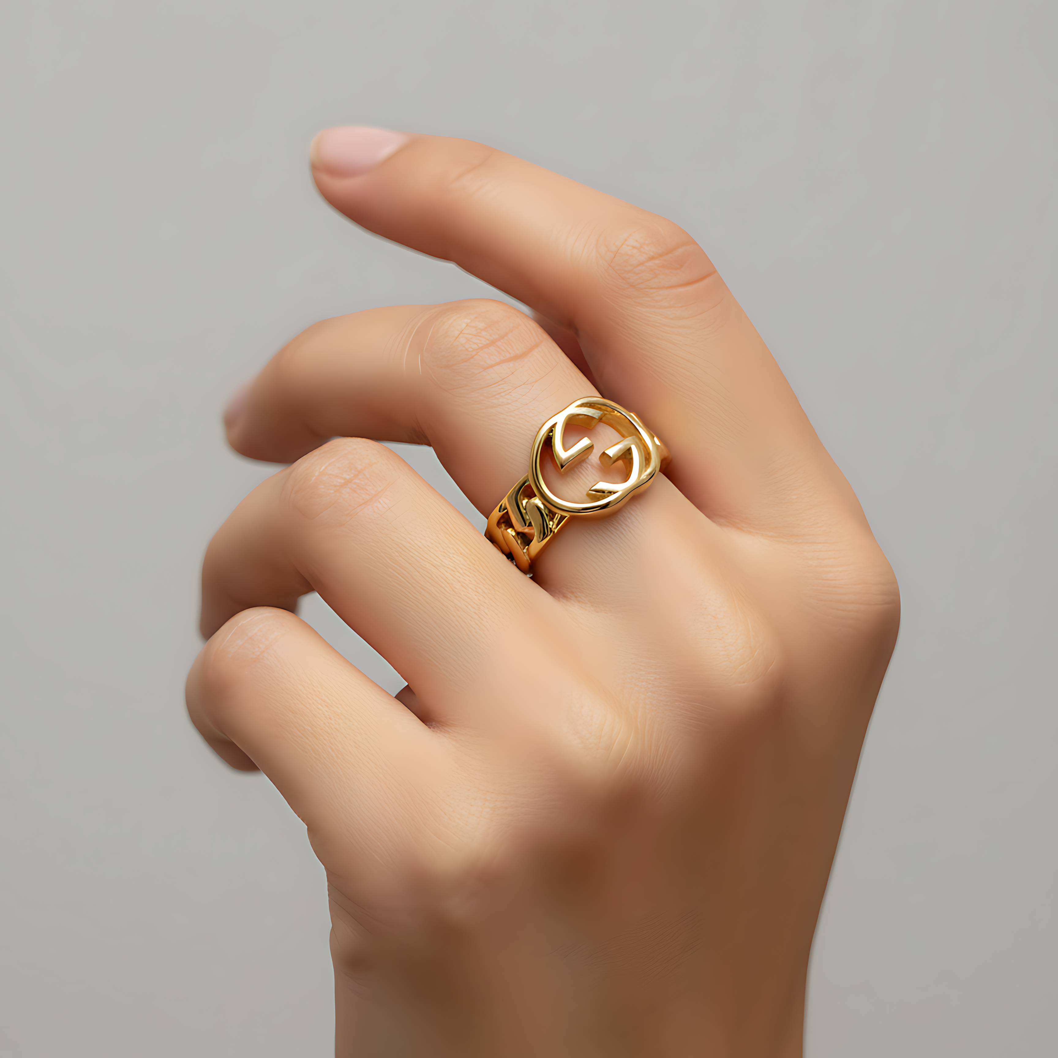 Gucci Inspired Gold Ring