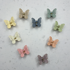 6 Butterfly Hair Clip Set