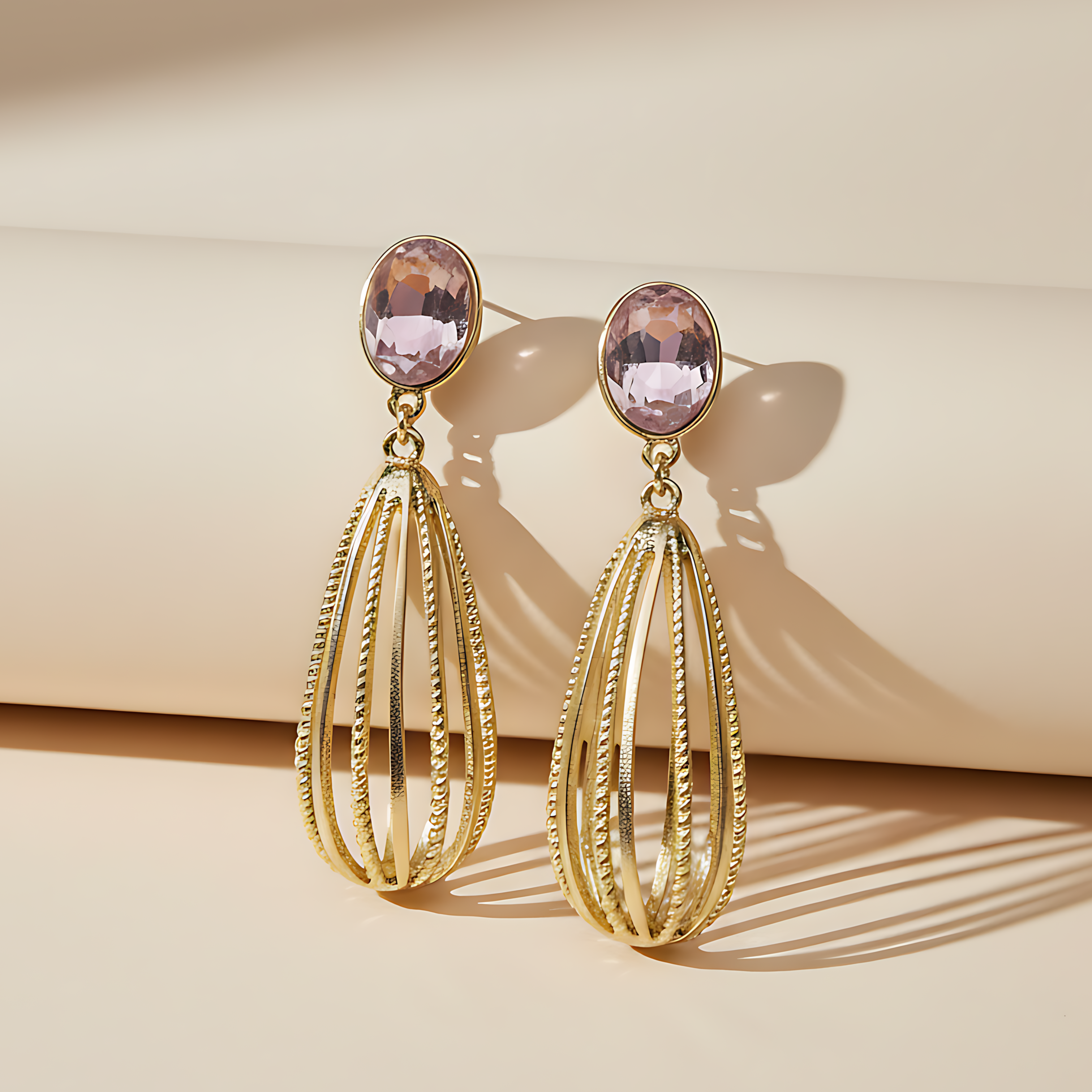 Stone Drop Earrings