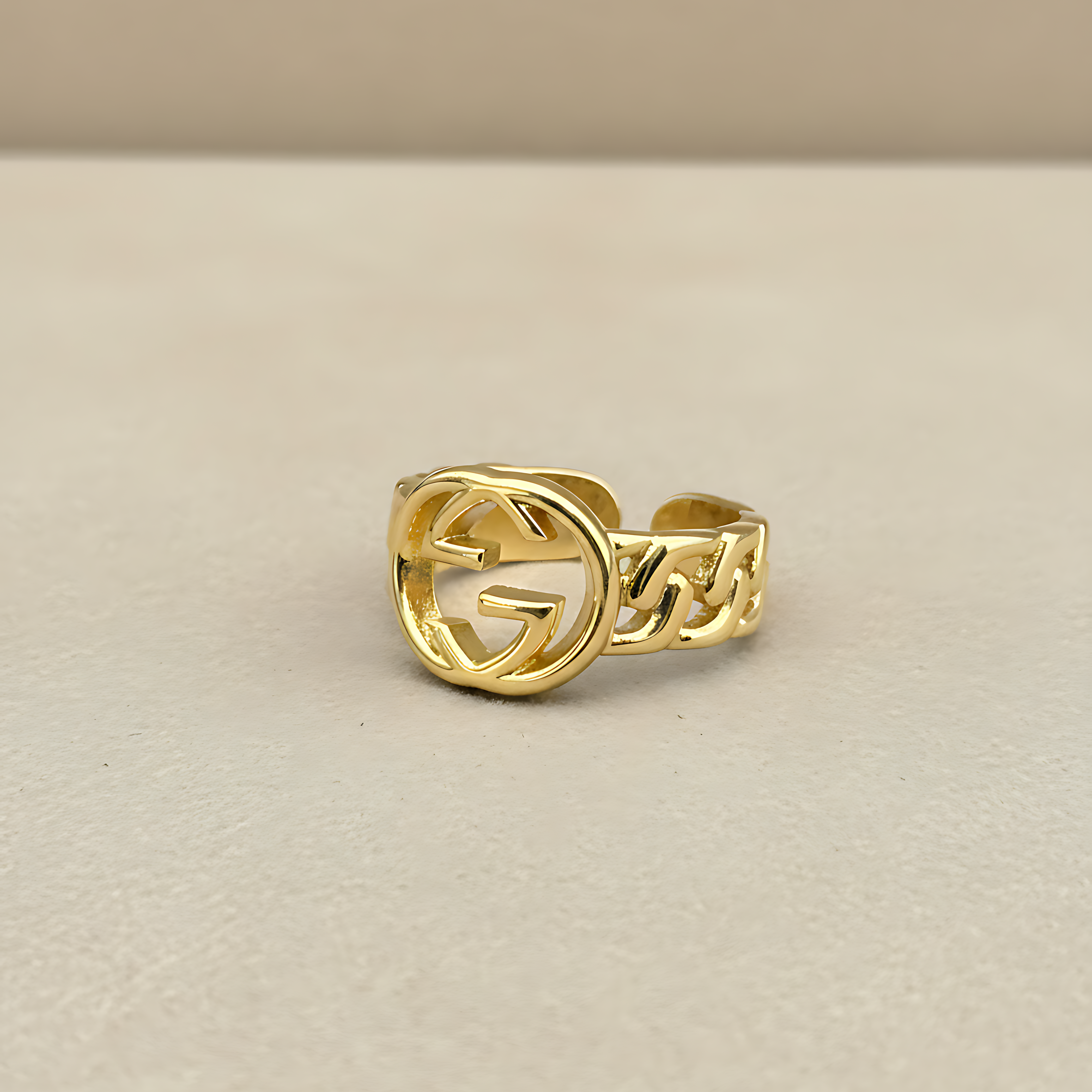 Gucci Inspired Gold Ring